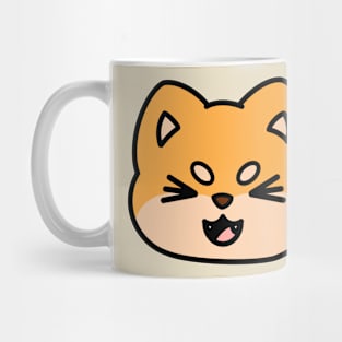 Laughing Shiba Face Mug